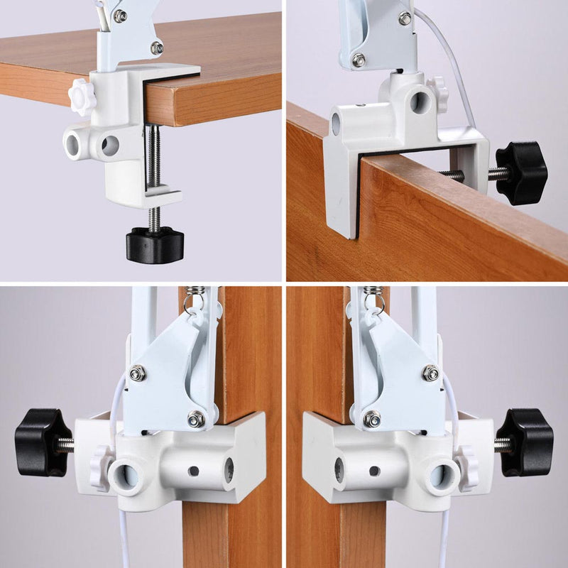 5x Desktop Clamp-on Magnifying Lamp Magnifier Light 12W