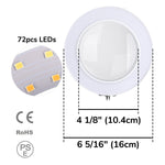 5x Desktop Clamp-on Magnifying Lamp Magnifier Light 12W