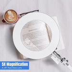 5x Desktop Clamp-on Magnifying Lamp Magnifier Light 12W