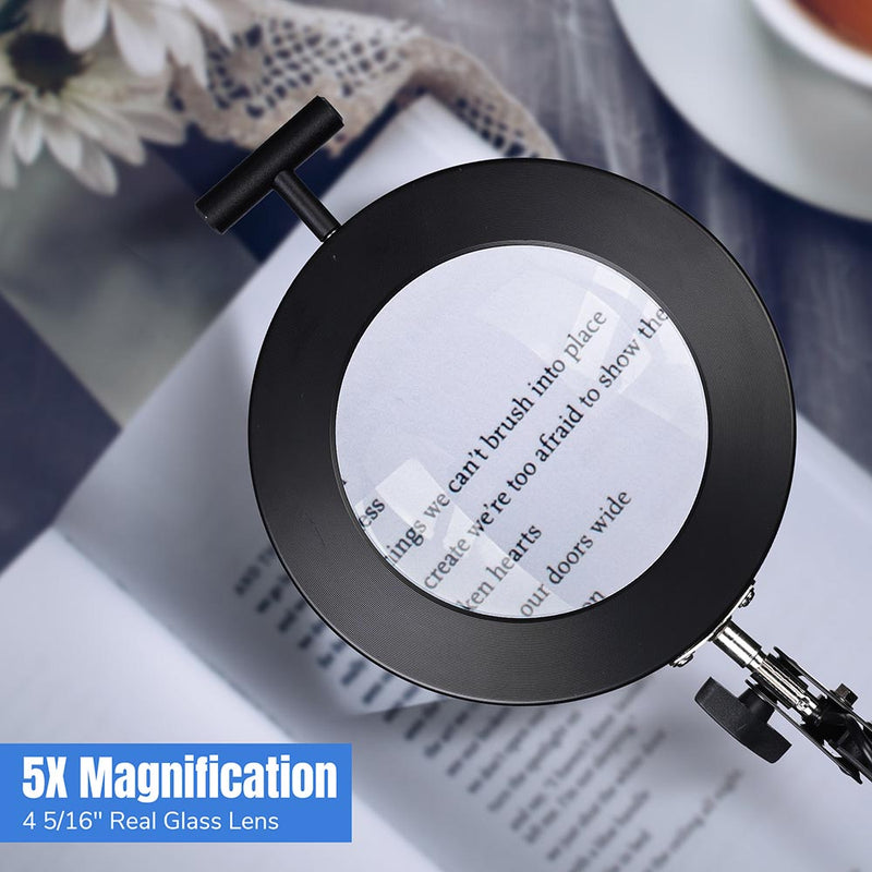 5x Floor Stand Magnifying Floor Lamp Light 110V