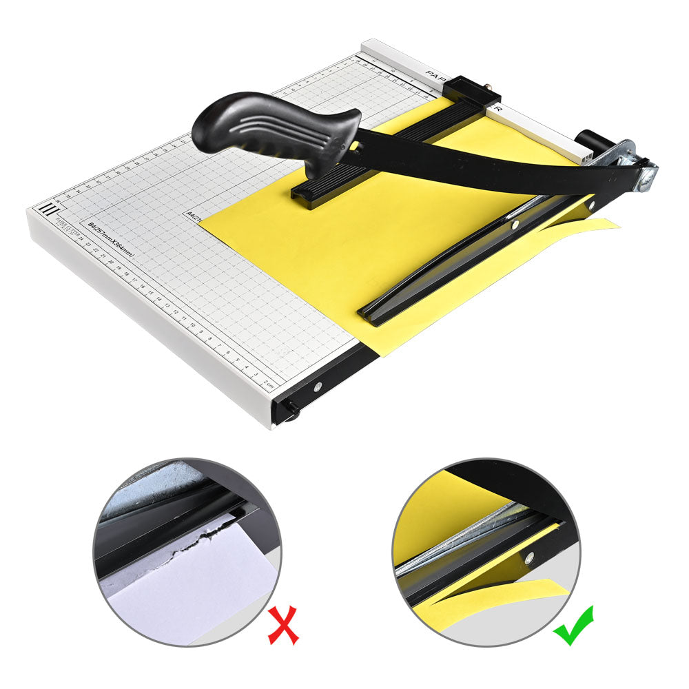 12 Manual Paper Cutter Heavy Duty Guillotine Trimmer 300 Sheets Die  Cutters
