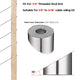 1/8" Cable Railing Kit 30pcs 1/4" 30 Degree Angle Beveled Washers