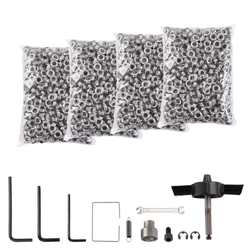Pneumatic Grommet Machine w/ #2 4000 Nickel Grommets