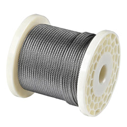 Cable Rail T316 Stainless Steel Wire 7x7 1/8