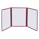 Clear Menu Covers 30ct/Pack 8.5x14 Triple Folder 6-View