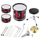 Kid's Drum Set 12" Brass Drum, 8" Tom Brums, 8" Cymbal