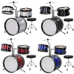 Kid's Drum Set 12" Brass Drum, 8" Tom Brums, 8" Cymbal