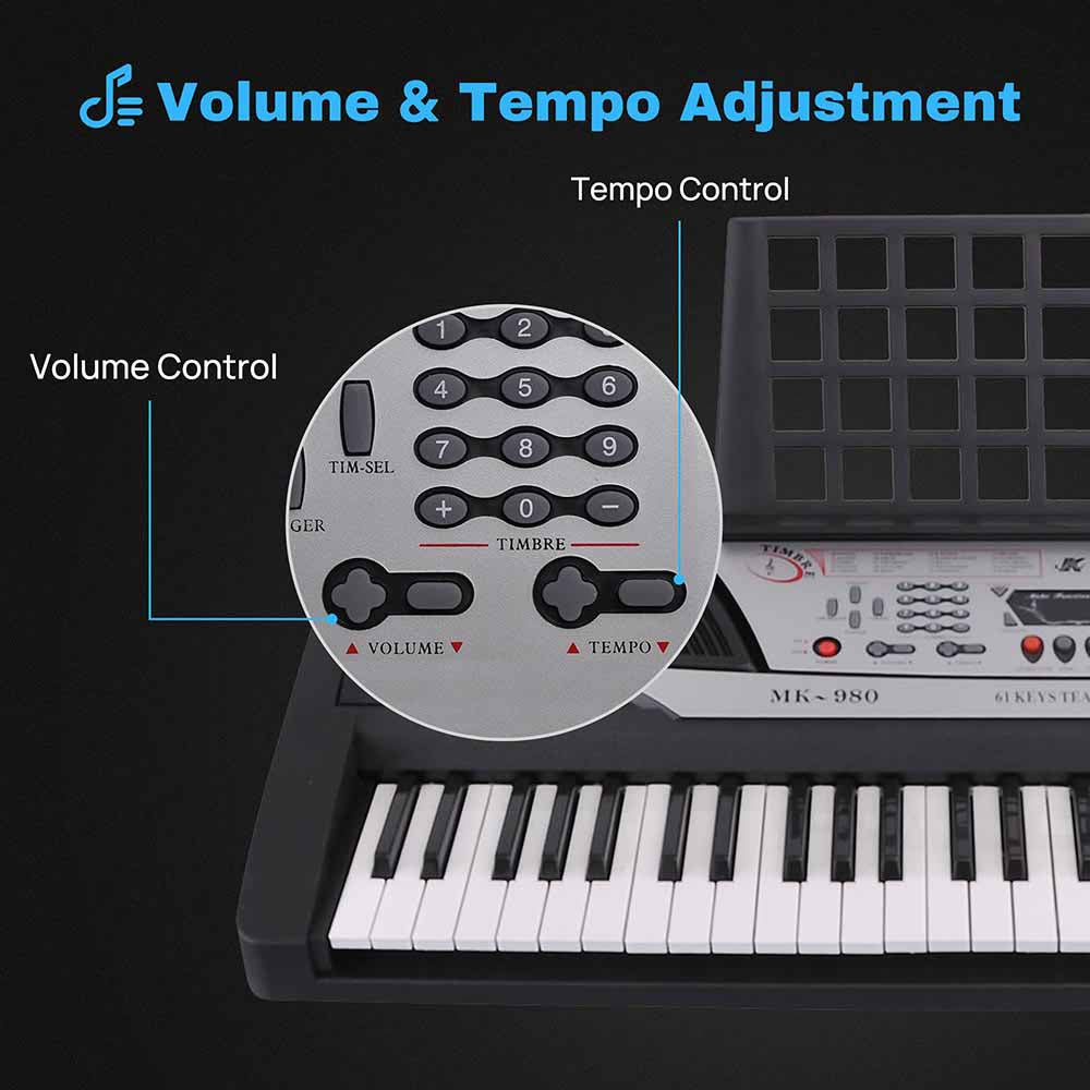 61 Key Electronic Keyboard MK980 Birthday Christmas Gift 61 Key Electronic Keyboard MK980 Birthday Christmas Gift