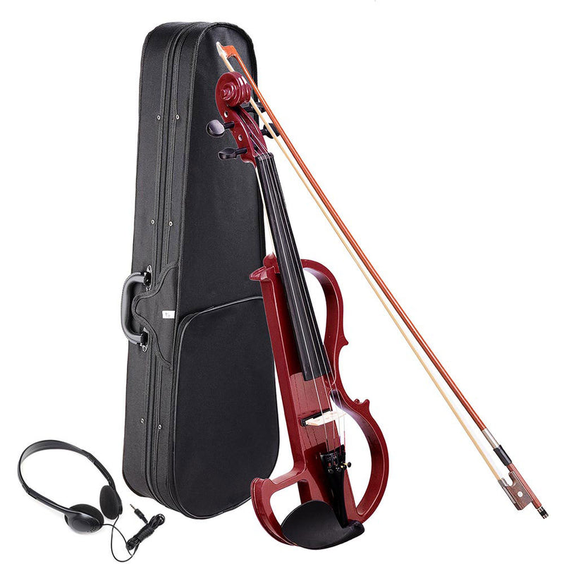 4/4 Electric Violin for Beginners Headphone Rosin Case Included