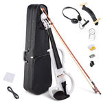 4/4 Electric Violin for Beginners Headphone Rosin Case Included