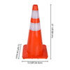 28" Traffic Cones with Reflective Collars