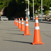 36" Traffic Cones with Reflective Collars