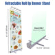 10-Piece 33" Roll Up Retractable Banner Stand Economy Wholesale