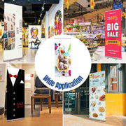 39 1/2" Roll Up Retractable Banner Stand Economy