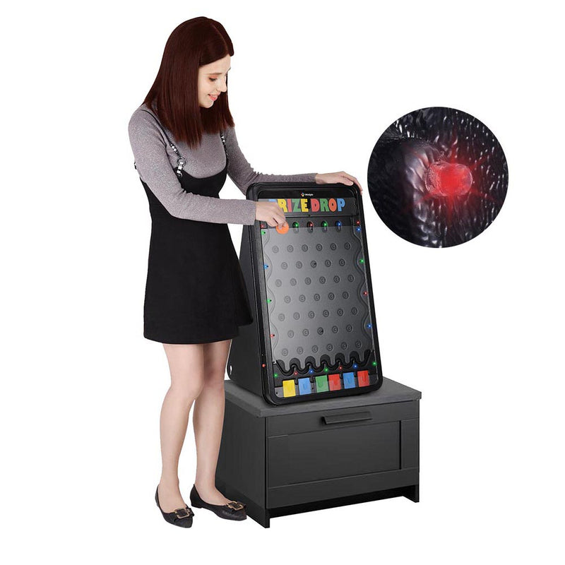 WinSpin LED Plinking Prize Drop Board & Pucks 30"x18" 6-Slot