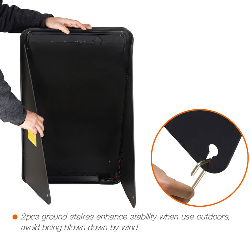 WinSpin LED Plinking Prize Drop Board & Pucks 30"x18" 6-Slot