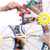 WinSpin Prize Wheel Double Gears Tabletop Round Base, 24"