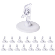 Pop Display Sign Holder Clips Table Stand Rotatable, 16Pack