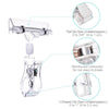 Pop Display Sign Holder Clips Rotatable, 15Pack