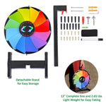 WinSpin Prize Wheel 12" 12 Slots Wall Mounted & Tabletop