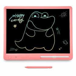 LCD eWriting Tablet 15in Colorful Doodle Board Stylus