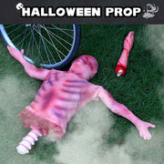 Life-Size Halloween Props Severed Skinned Hanging Torso