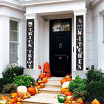 Halloween Signs Witches Trick or Treat Door Sign 2 pcs