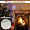 Stocking Holders Set of 8 Christmas Stocking Hanger Stainless Steel