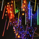 Outdoor Icicle Lights Meteor Shower Christmas Light