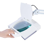 5x Mag Desk Swing Lamp with Magnifier and Clamp