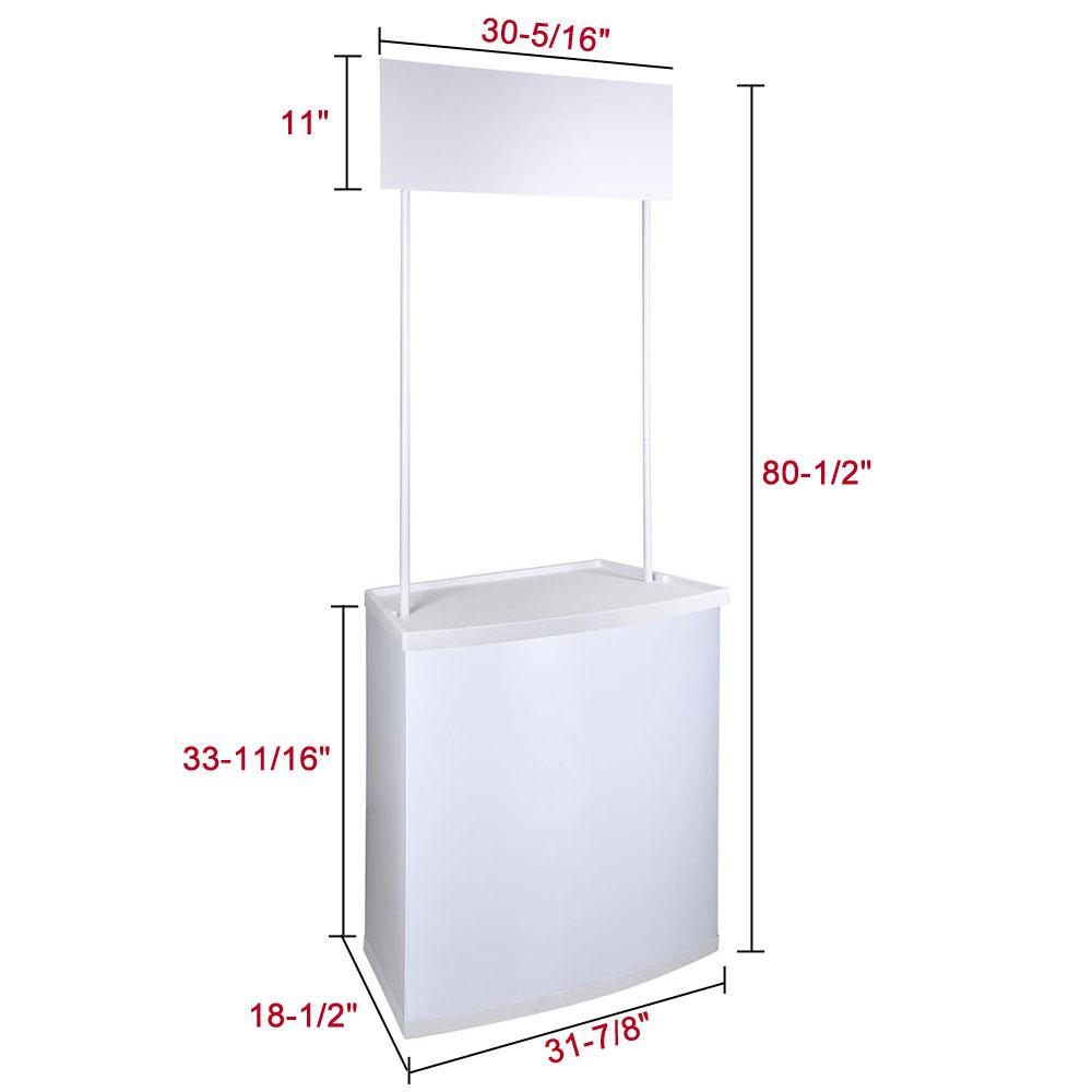 Portable Promotional Counter Banner Stand Trade Show Display