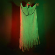 4ft Hanging Skeleton in Chains Halloween Prop